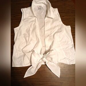 AGB Byer Cali Size M Open-Front Tie Shirt